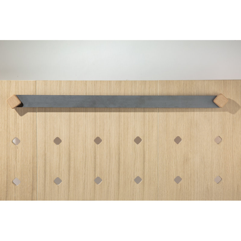Bundine Matte Varnish Pegboard Steel Rod - Size L - Pegboard Wall Organizer
