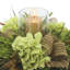 Hydrangea and Magnolia Leaf Centerpiece