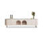 Meuble télé moderne en bois manufacturé blanc-1167781686
