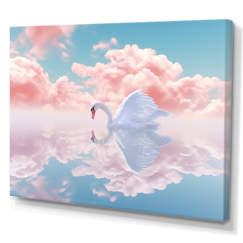 «Graceful Mirage Sawn Clouds», reproduction sur toile, Toile tendue, H 34 po x l 44 po