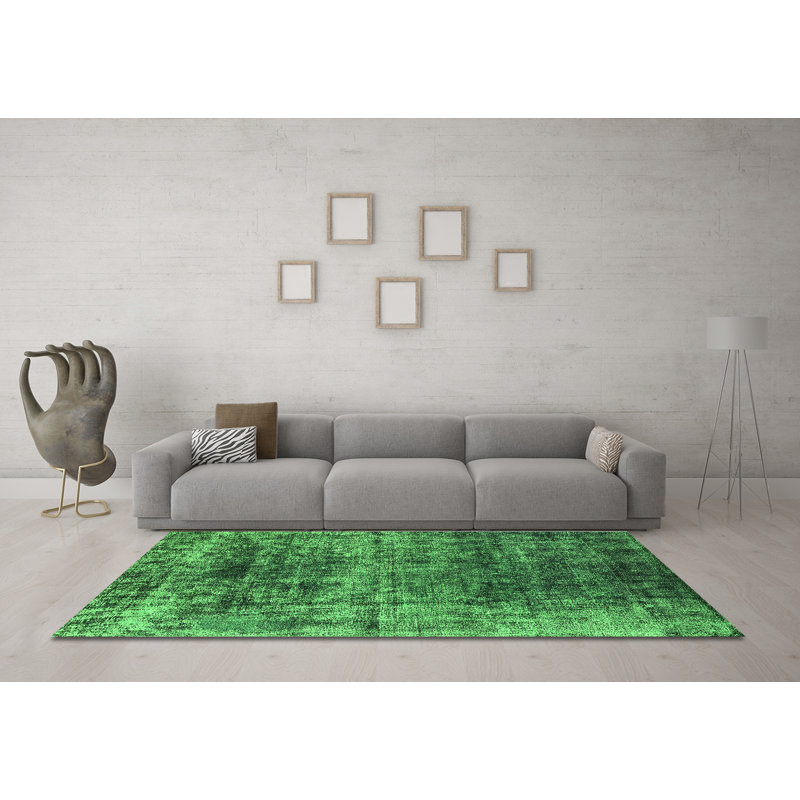 Eliza-Mae Washable Abstract Indoor Rug, Square 8'