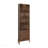 Tranquility Bookcase Pier, Minimal Assembly Required, Walnut Finish