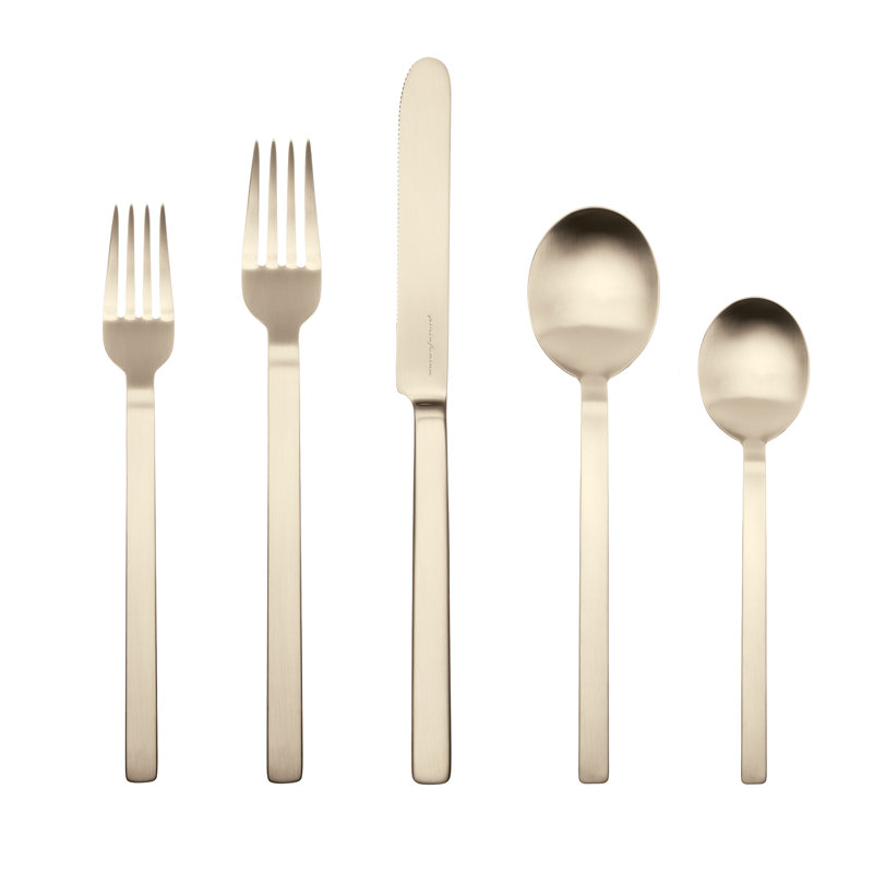 Ensemble de 20 pièces MEPRA Stile Ice, Champagne givré
