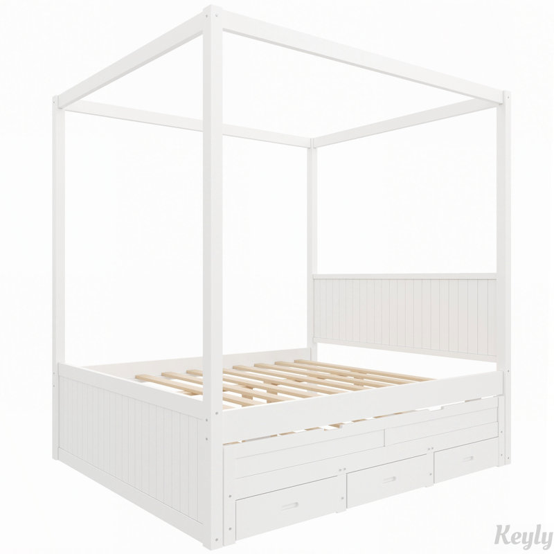 Bed, Full / Double, Black