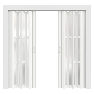 Paneled PVC/Vinyl Accordion Door