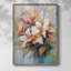 Reproduction encadrée FLORAL Series DL XXVII - bois massif