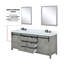 Meuble-lavabo double P 22 po, comptoir en marbre de culture, ensemble de robinet et miroirs 30 po-1549530557-1549530559