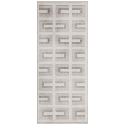 Remi Modern Beige Machine Washable Indoor/Outdoor Rugs