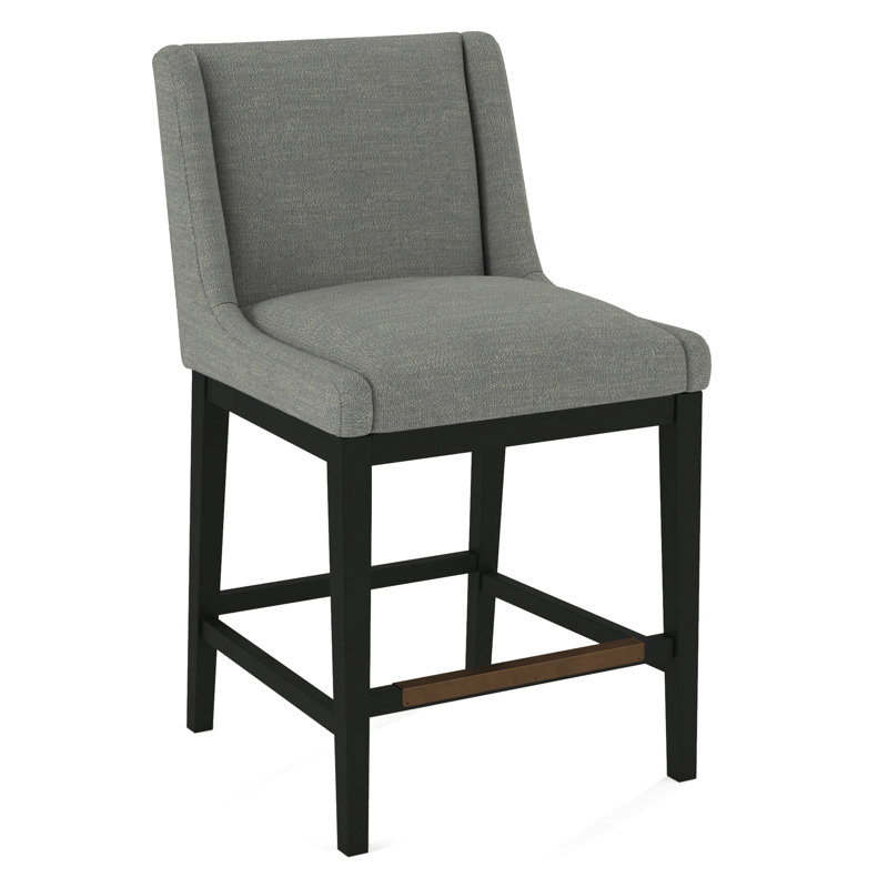 Upholstered Stool, Black, 61527-88