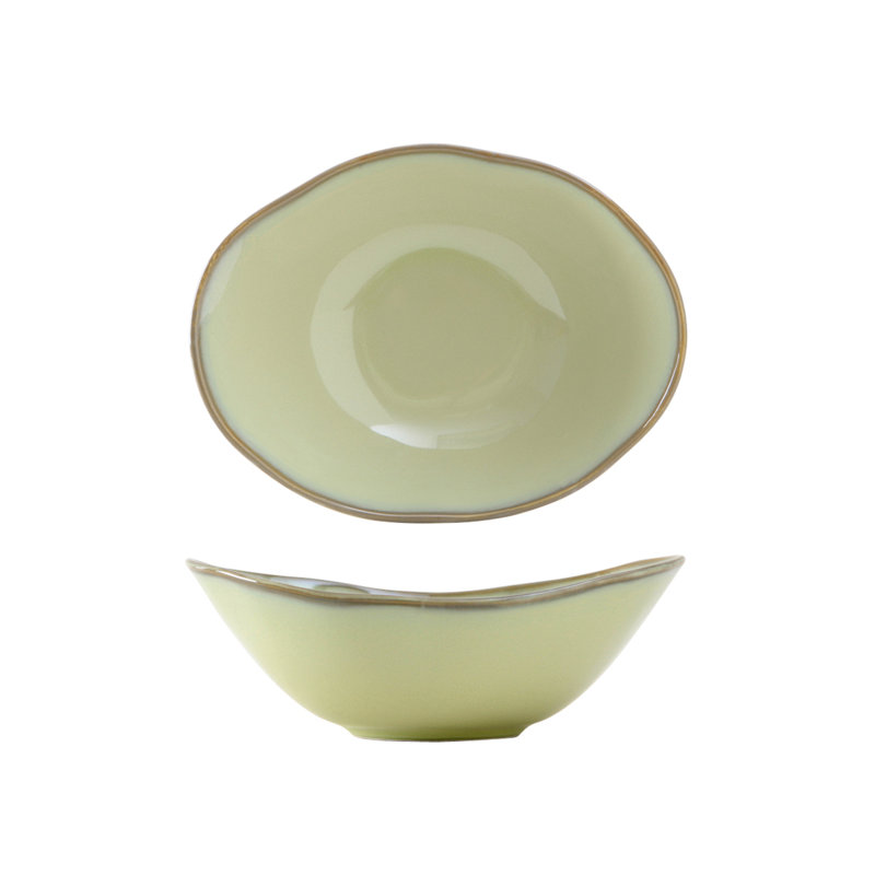 Tuxton Artisan Ceramic Serving Bowl, Sagebrush Green