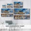 Paysages Cxx - Toile tendue avec châssis de qualité supérieure - Prêt à être accroché-677376501