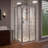 DreamLine Cornerview 36 in. D x 36 in. W x 74 3/4 in. H Framed Sliding Shower Enclosure-61798636