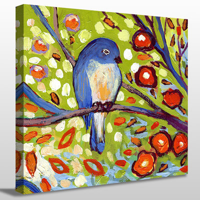 « oiseau i », reproduction d’art sur toile tendue