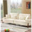 Canapé de 103 pouces à assise profonde et confortable avec coussin, adapté à la décoration de chambre à coucher, de salon, d'appartement, de bureau ou de dortoir