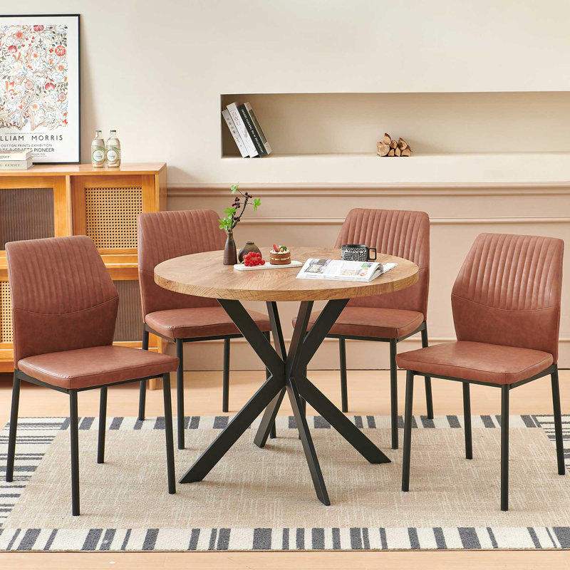 5-Piece Dining Set, Brown
