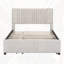 Upholstered Platform Bed With 2 Drawers And Twin XL Trundle-1975620160-1975620162