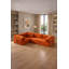 Canapé modulaire en L Terracotta-1540968142