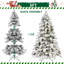 Arbre de Noël 5 pi en forme d'épouvantail avec 200 lumières DEL chaudes et 375 pointes en PVC, installation facile et structure à charnières-118094911