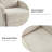 Adwit 26.5"W Modern Swivel Rocker Manual Recliner-99840957
