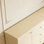 Simple Cream Style Solid Wood Sideboard-129157008