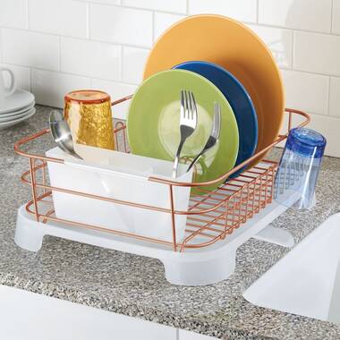 Frifoho Slate Clarity Compact Plastic Dish Rack