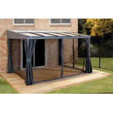 HeritagePatios 20 ft. W x 8 ft. D Metal Standard Patio Awning | Wayfair