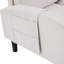 L-Shaped 3 Seater Corner Sofa with Chaise Lounge, Modular Couch with Storage Pockets for Living Room-134900821