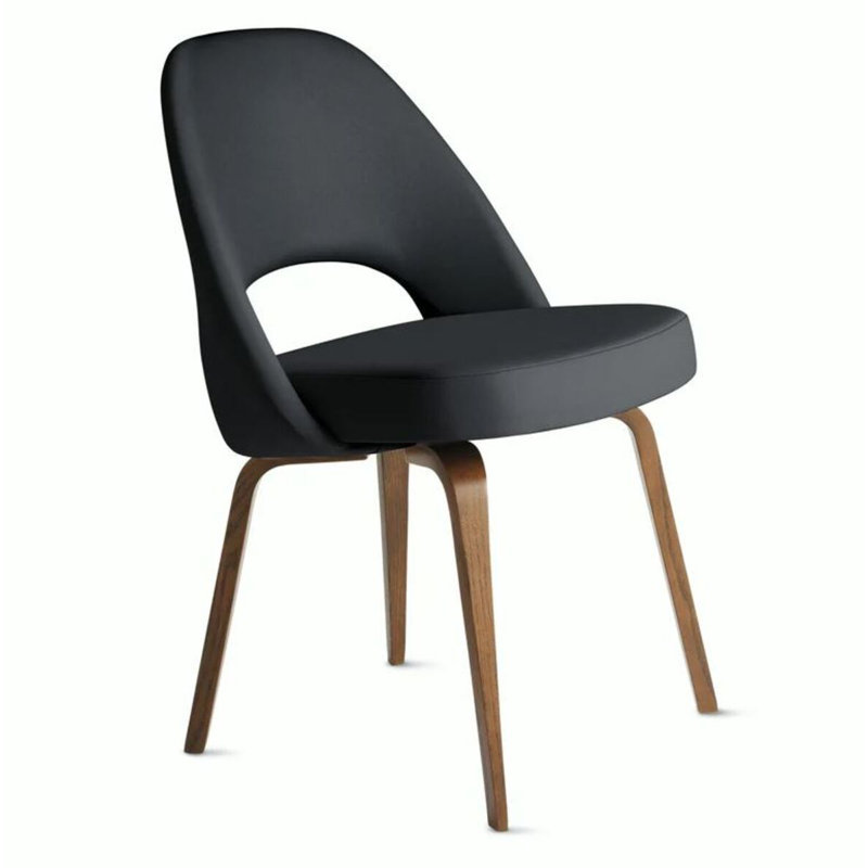 Chaise Yboor Pu, Noir
