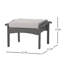 Ensemble de conversation en rotin de trois articles avec coussins-735123849