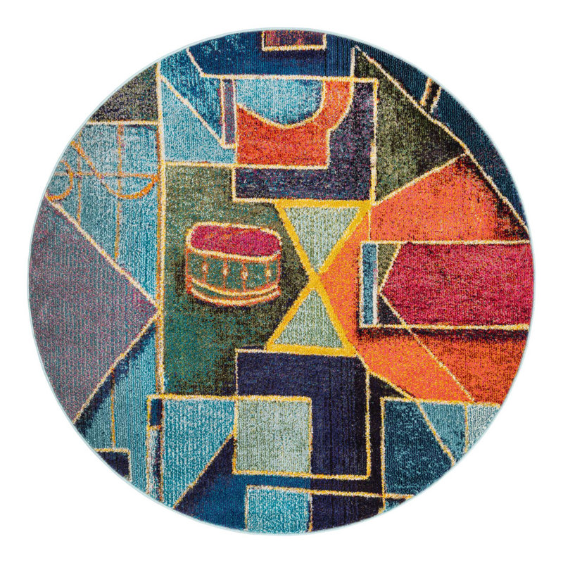 Wrought Studio™ Ansela Rug, Round 5'3"