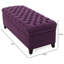 Élégant salon mauve - tissu 49,58 P x 20,71 l 18,30 H, pieds en bouleau-1918098619