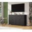 Commode moderne à 8 tiroirs avec rangement spacieux, commode en bois pour la chambre à coucher, le bureau personnel ou l'espace de vie-129412335