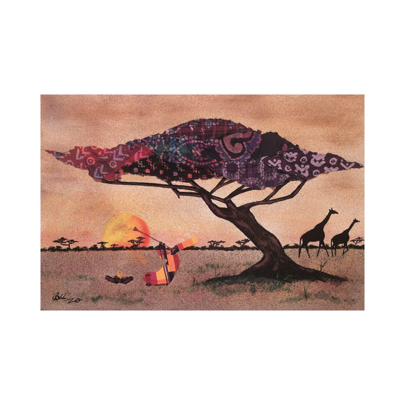 Plains of Africa 1 Piece Wrapped Canvas Wall Art, 66.04 cm H x 45.72 cm W x 3.175 cm D