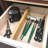 6-Pack Adjustable Bamboo Drawer Dividers
