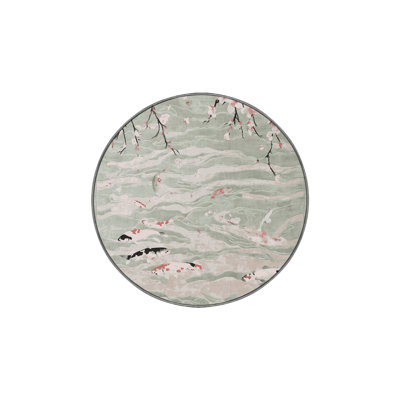 Machine Washable Gray Area Rug