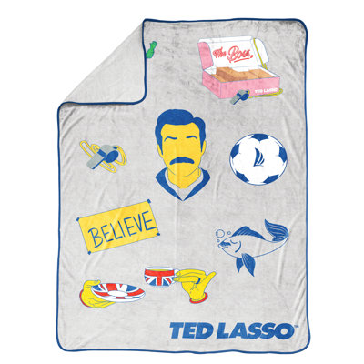 M.O.T.H. Ted Lasso Silk Touch Throw Blanket