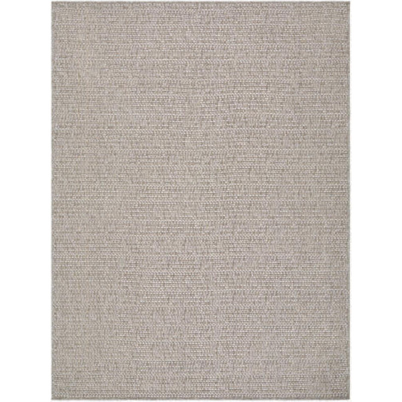 Lumina  Machine Woven Rug, Light Gray, Rectangle 7'9" x 10'
