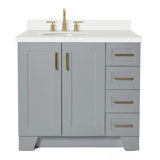 37 IN.  Single Bathroom Vanity