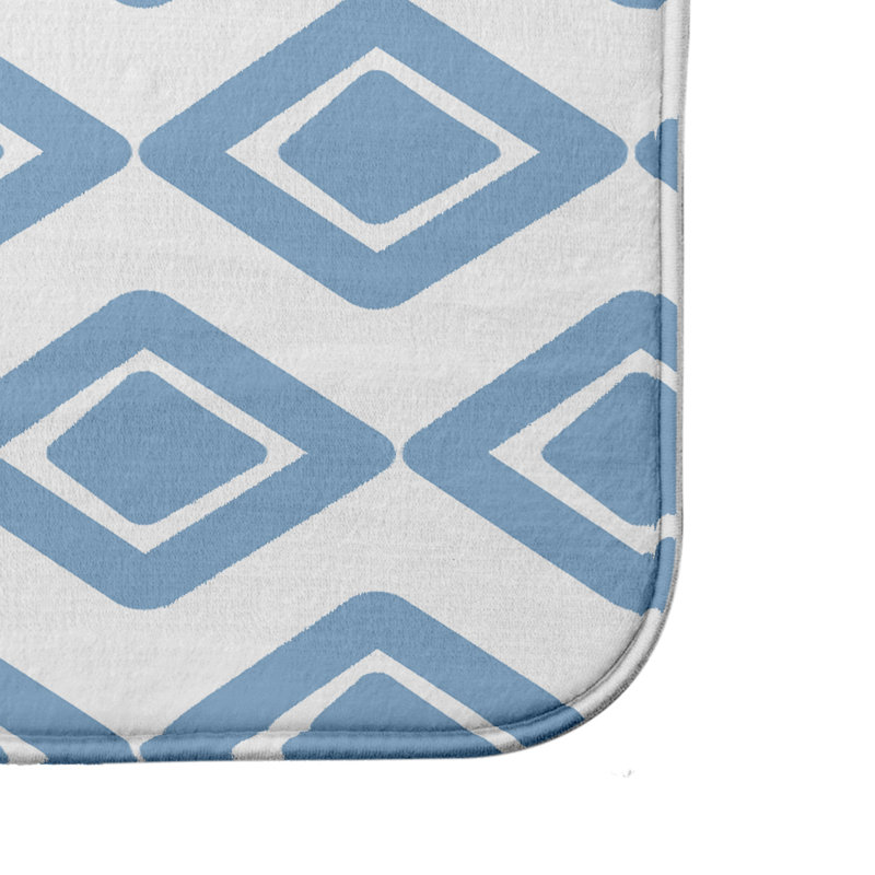 Tapis de bain Grantville, L 17 po x L 24 po, Bleu pâle