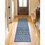 Tapis bleu sarcelle intérieur / extérieur à motif tissé à la main Southbrook Innnsbrook-819146495