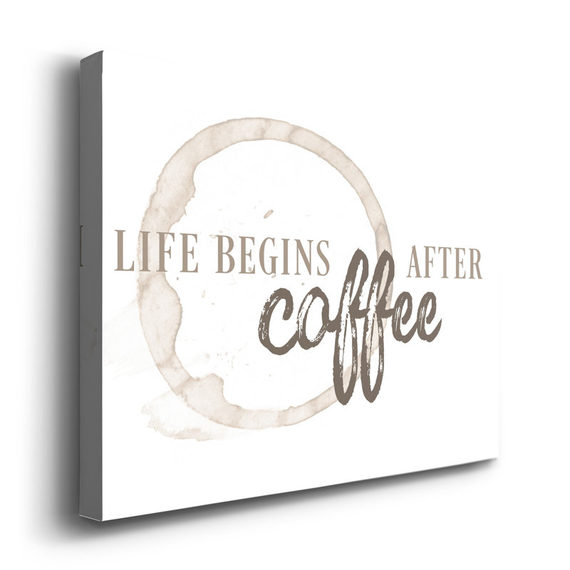 " After Coffee ", 36" H  x 24" W x 1" D
