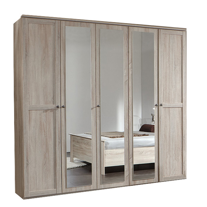 Linarez 5 Door Manufactured Wood Wardrobe