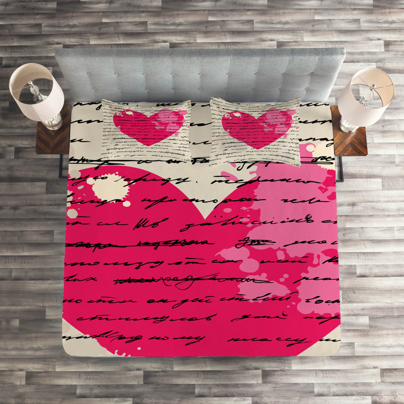 Modern & Contemporary Polyester Coverlet, King Bedspread + 2 Shams