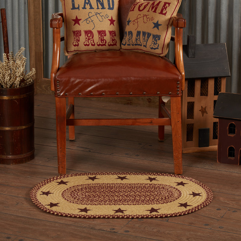Priddy Geometric Indoor Rug, Oval 1'8" x 2'6"
