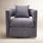 Velvet Swivel Barrel Chair-1541743446