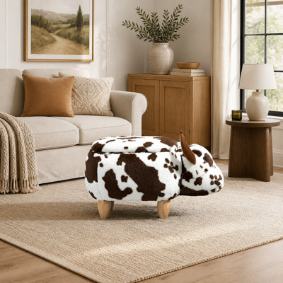 Repose-pieds avec rangement Cow
