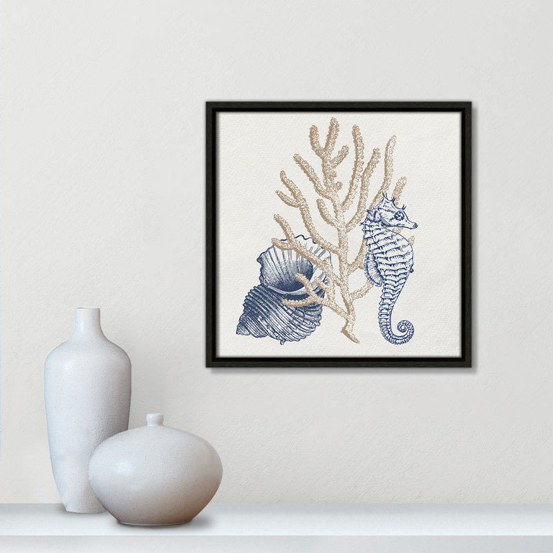 «Into the Sea II» par Kimberly Allen, Espresso, H 13,5 po x l 13,5 po