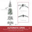 Arbre de Noël artificiel pin enneigé 9 pi avec branches réalistes et 1159 pointes