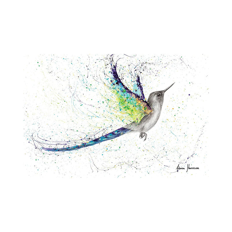 Secret City Hummingbird by Ashvin Harrison - Wrapped Canvas Print, 101.6 cm H x 66.04 cm W x 1.91 cm D