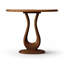 Console en bois massif brun noisette-1849238800